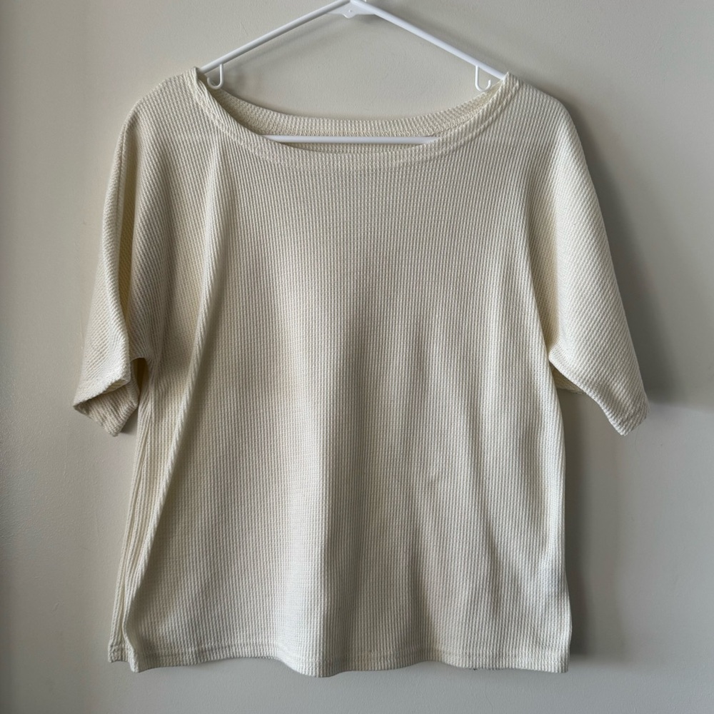SHEIN Waffle Knit Tee